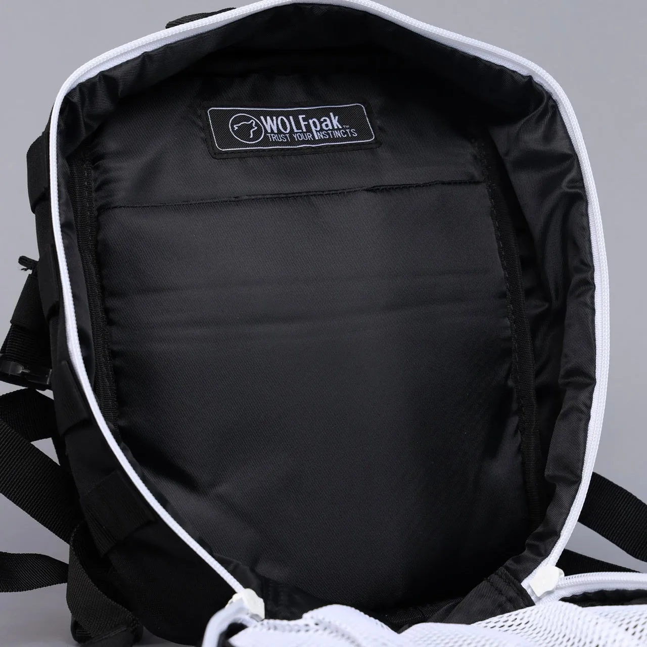 9L Backpack Mini Alpha Black White Accents