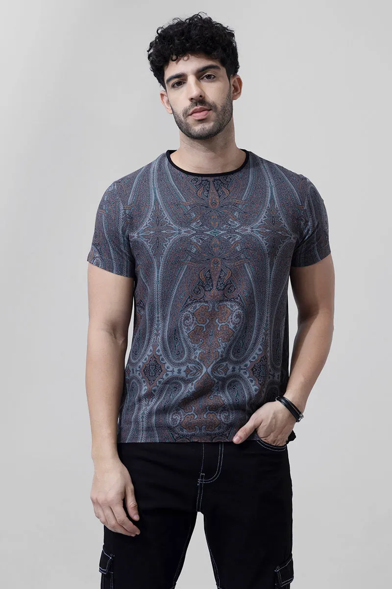 Artic Paisley Grey T-Shirt