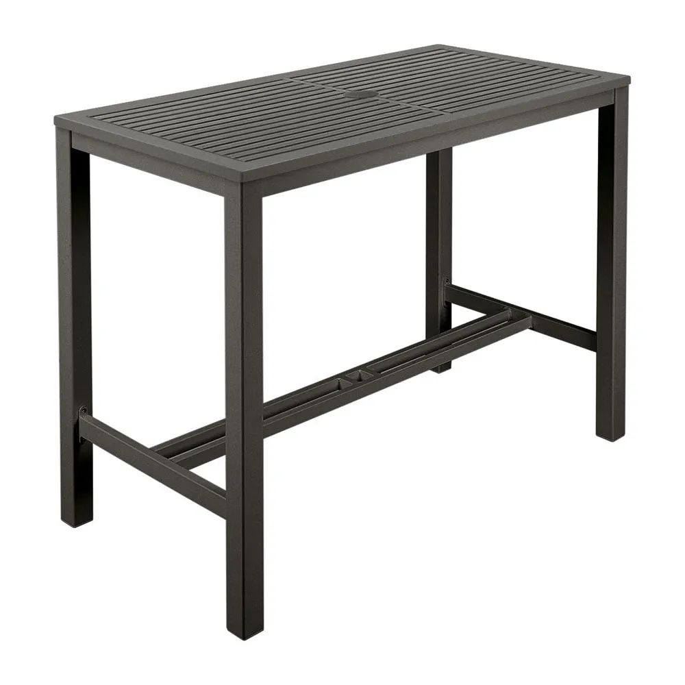 Aura Aluminum Pub High Dining Table