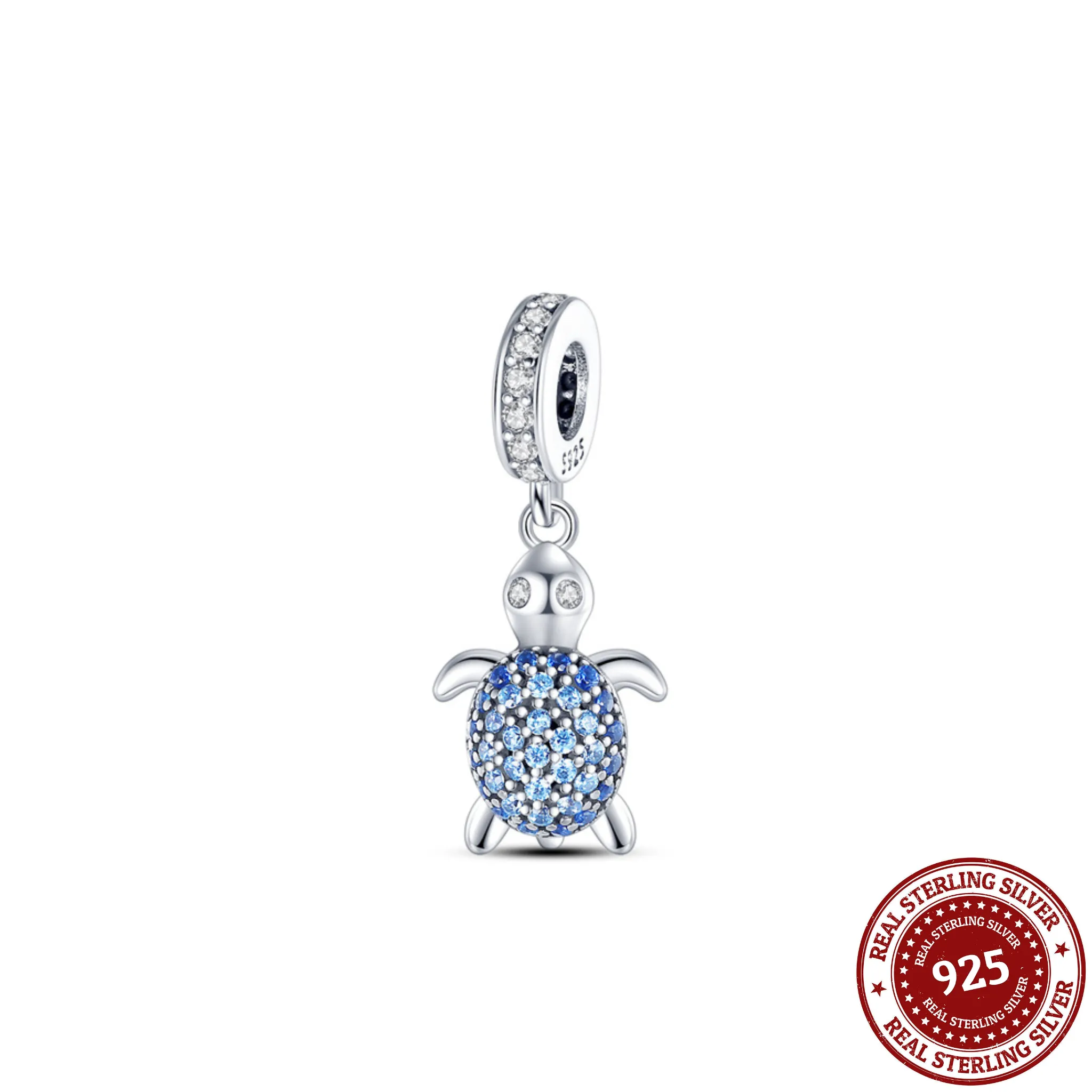 Blue Turtle Charm