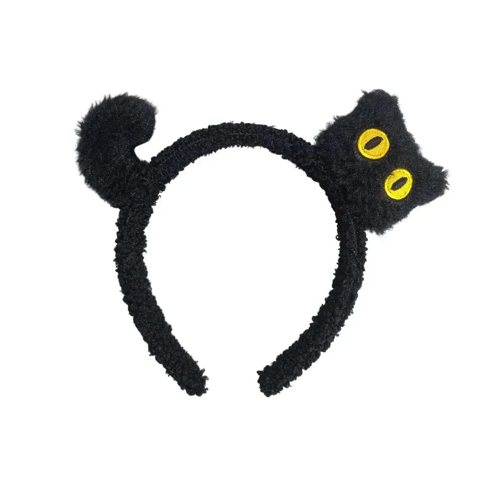 Cartoon Cat Headband Adorable Hair Accessory for Christmas Celebrations