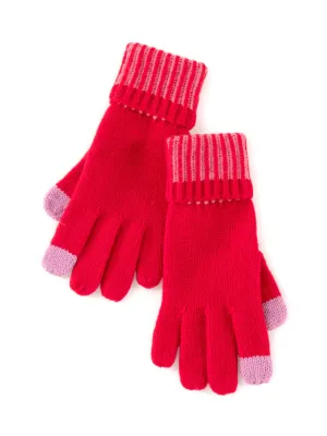 Christie Touchscreen Gloves (Red)