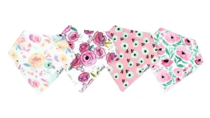 Copper Pearl Baby Bandana Bibs | Bloom Set