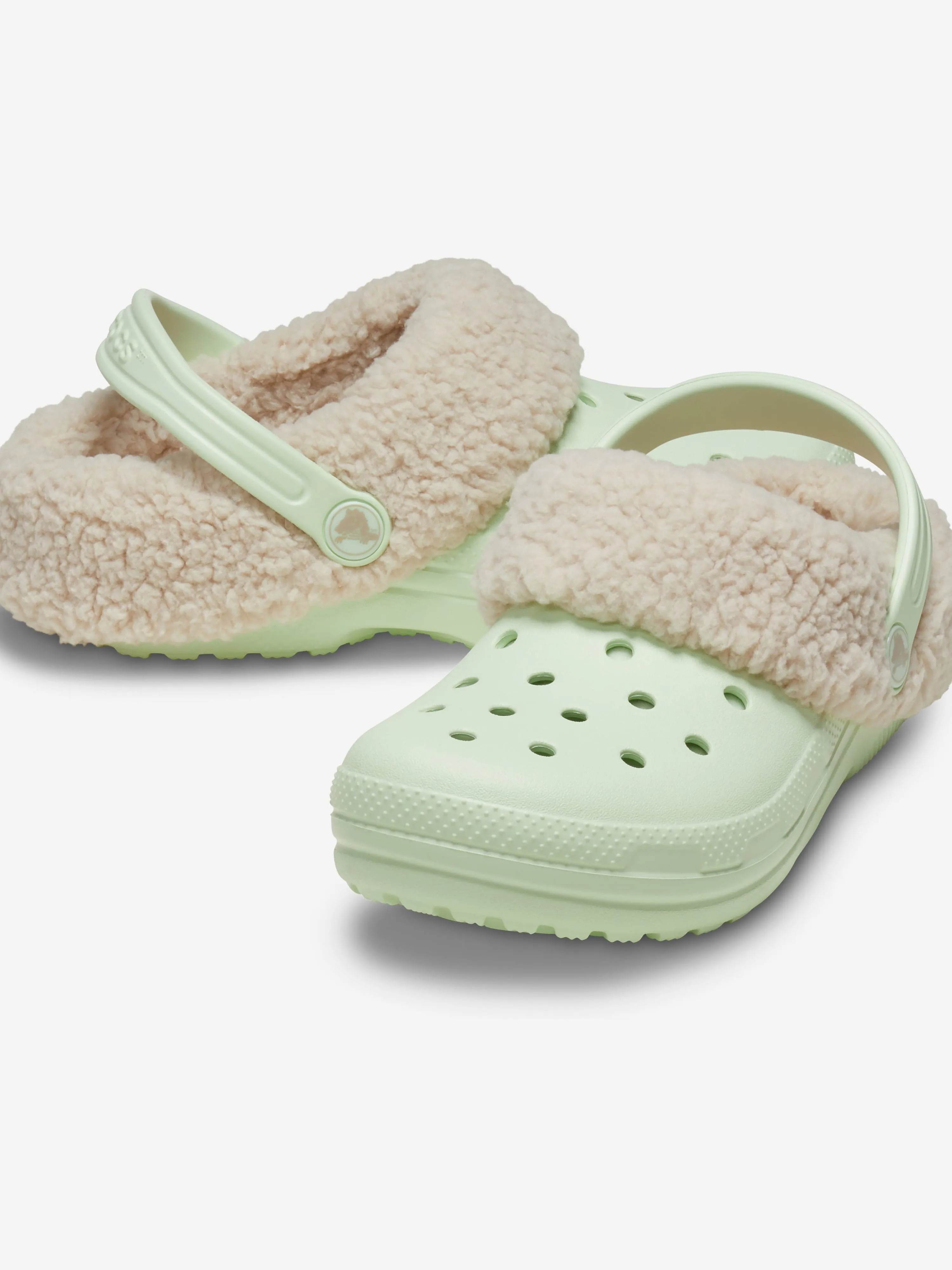 Crocs Girls Classic Blitzen IV Clog in Green