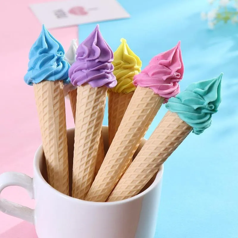 Cute Ice Cream Pencil Eraser for Kids