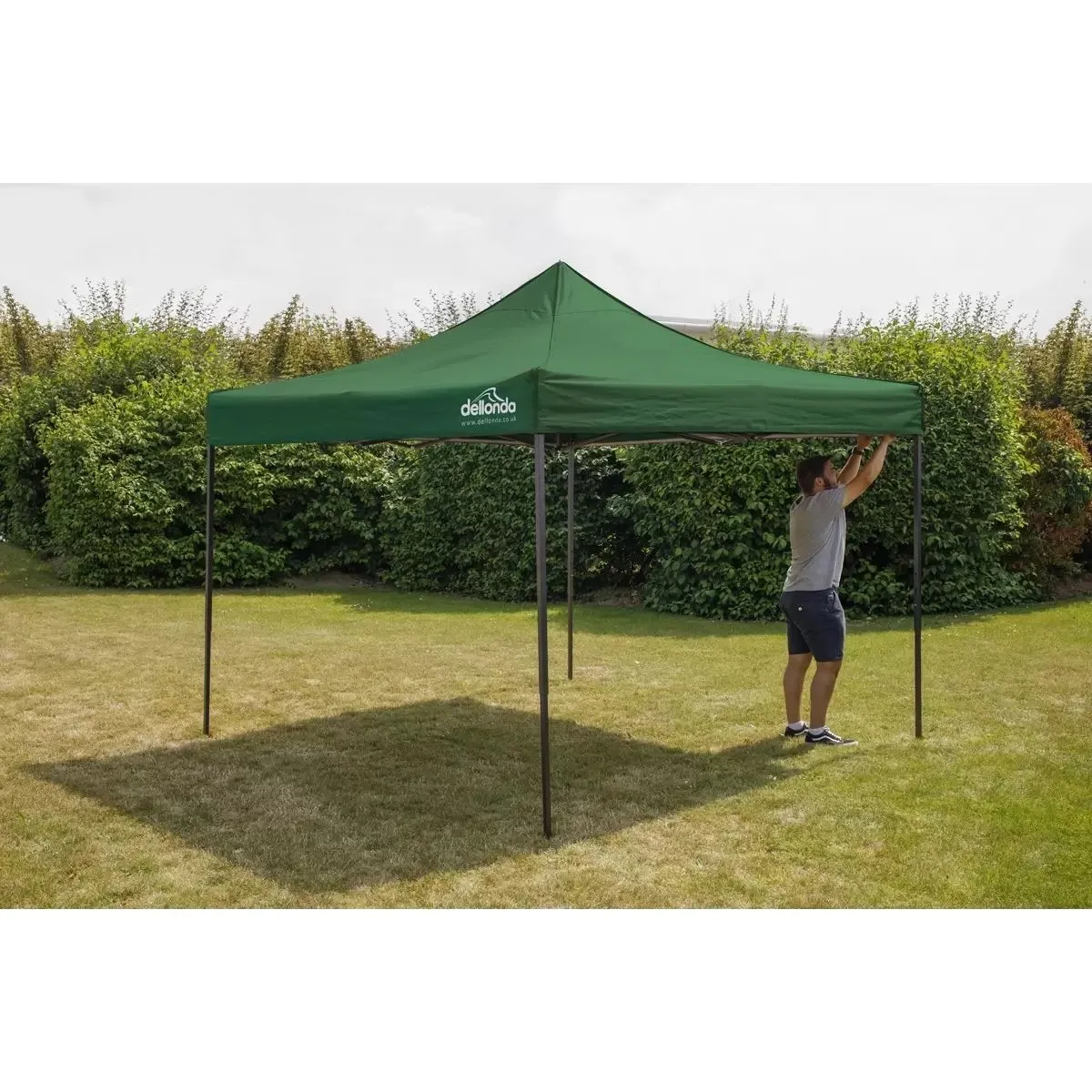 Dellonda DG128 Premium Pop-Up Gazebo Water Resistant Carry Bag Stakes Weight 2x2m