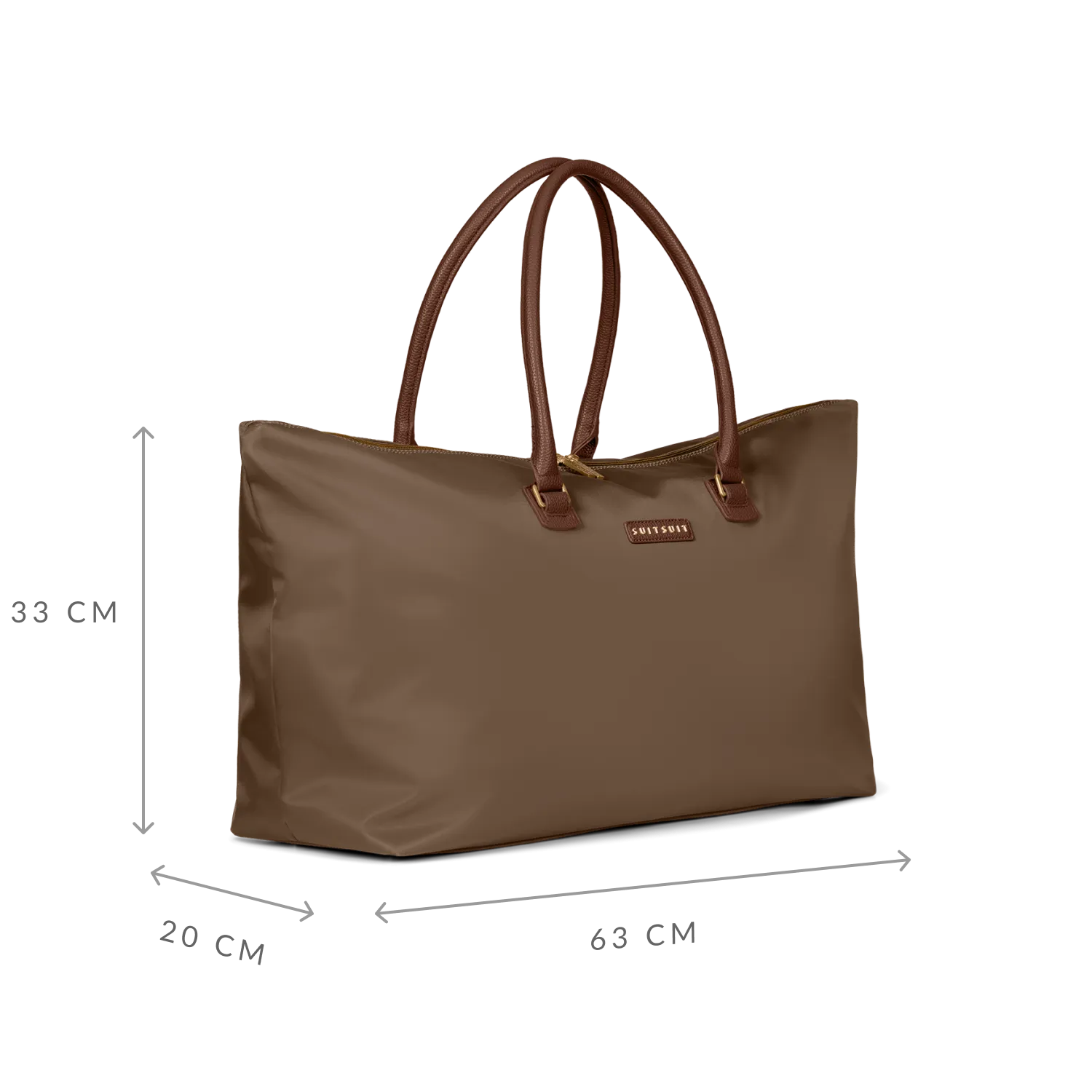 Fab Seventies - Cocoa Brown - Travel Tote