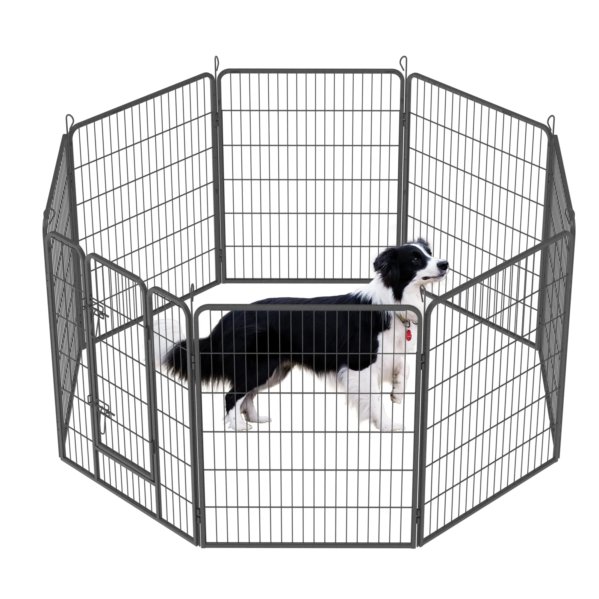 Heavy Duty Large Pet, 40" Playpen 8 Panels Metal Indoor Outdoor