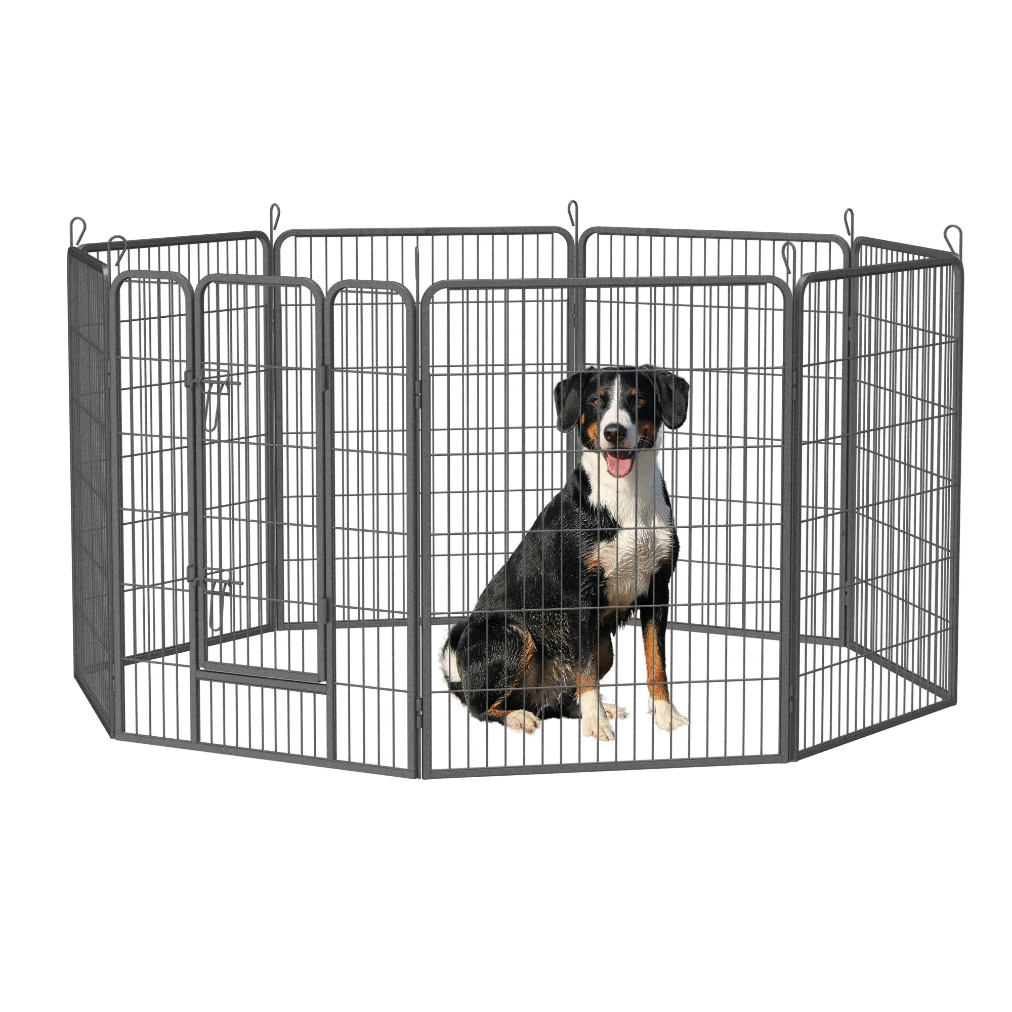 Heavy Duty Large Pet, 40" Playpen 8 Panels Metal Indoor Outdoor