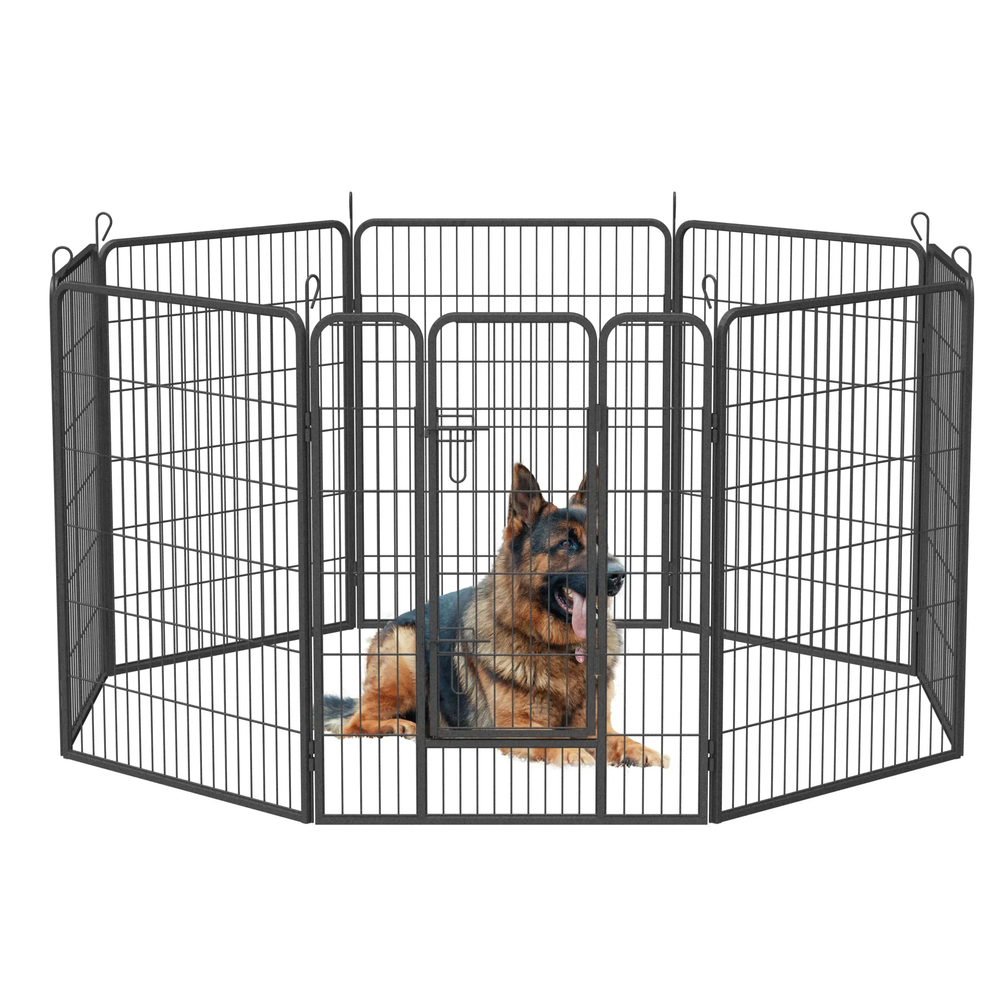 Heavy Duty Large Pet, 40" Playpen 8 Panels Metal Indoor Outdoor