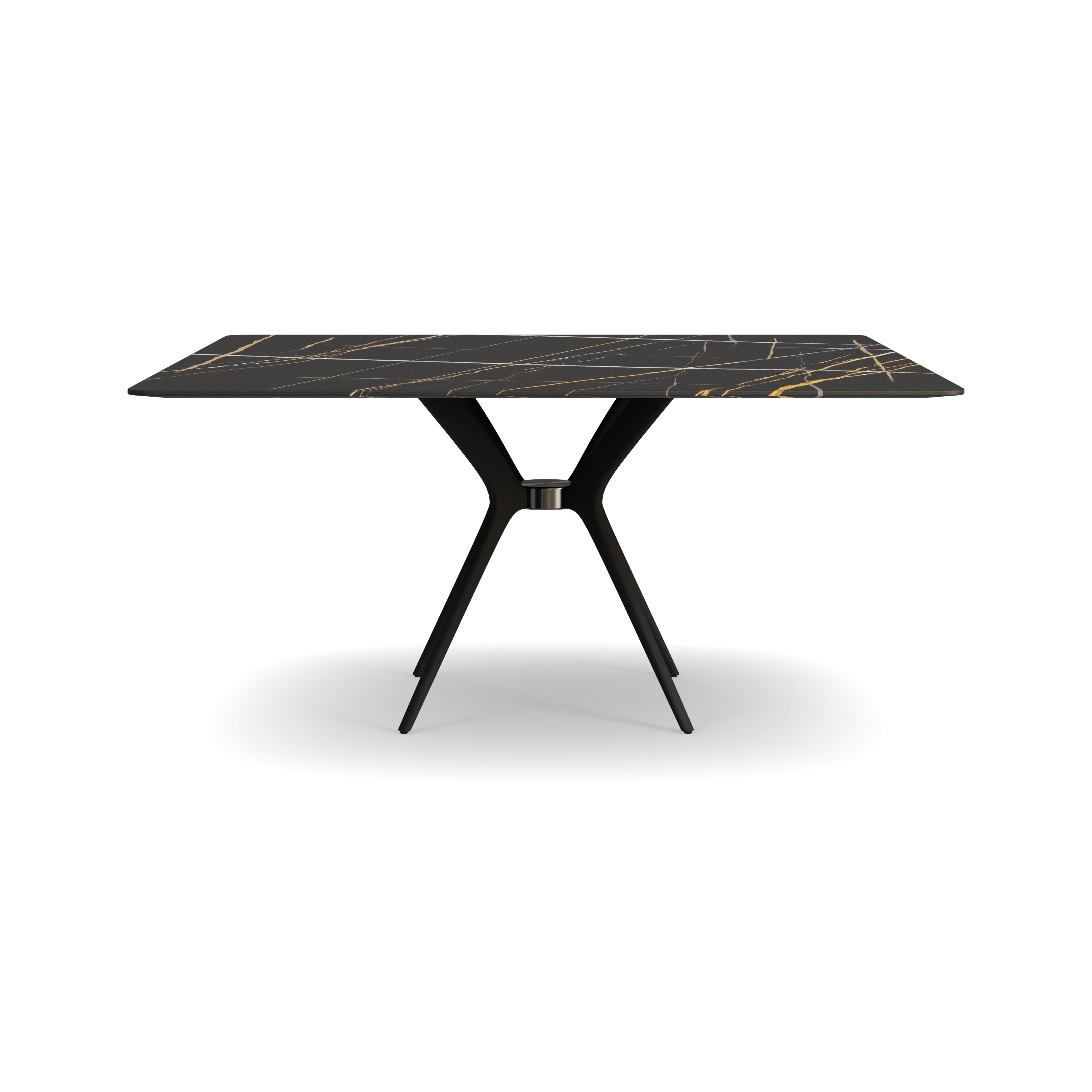 Icon Square Dining Table Black