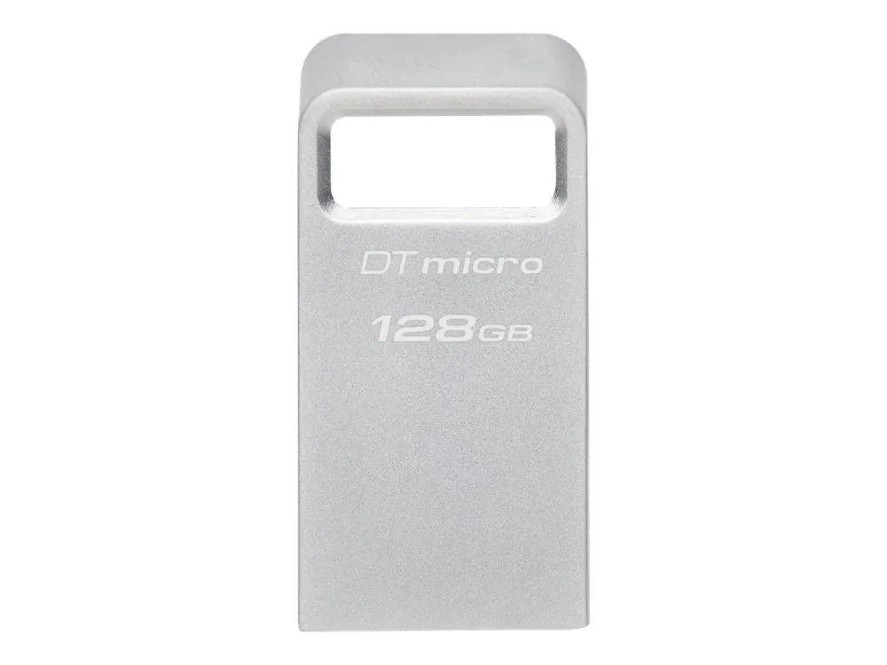 Kingston Usb-Stick Datatraveler Micro - Usb 3.2 Gen 1 (3.1 Gen 1) - 128 Gb - Silver