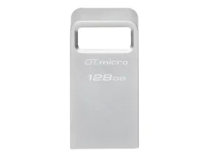 Kingston Usb-Stick Datatraveler Micro - Usb 3.2 Gen 1 (3.1 Gen 1) - 128 Gb - Silver