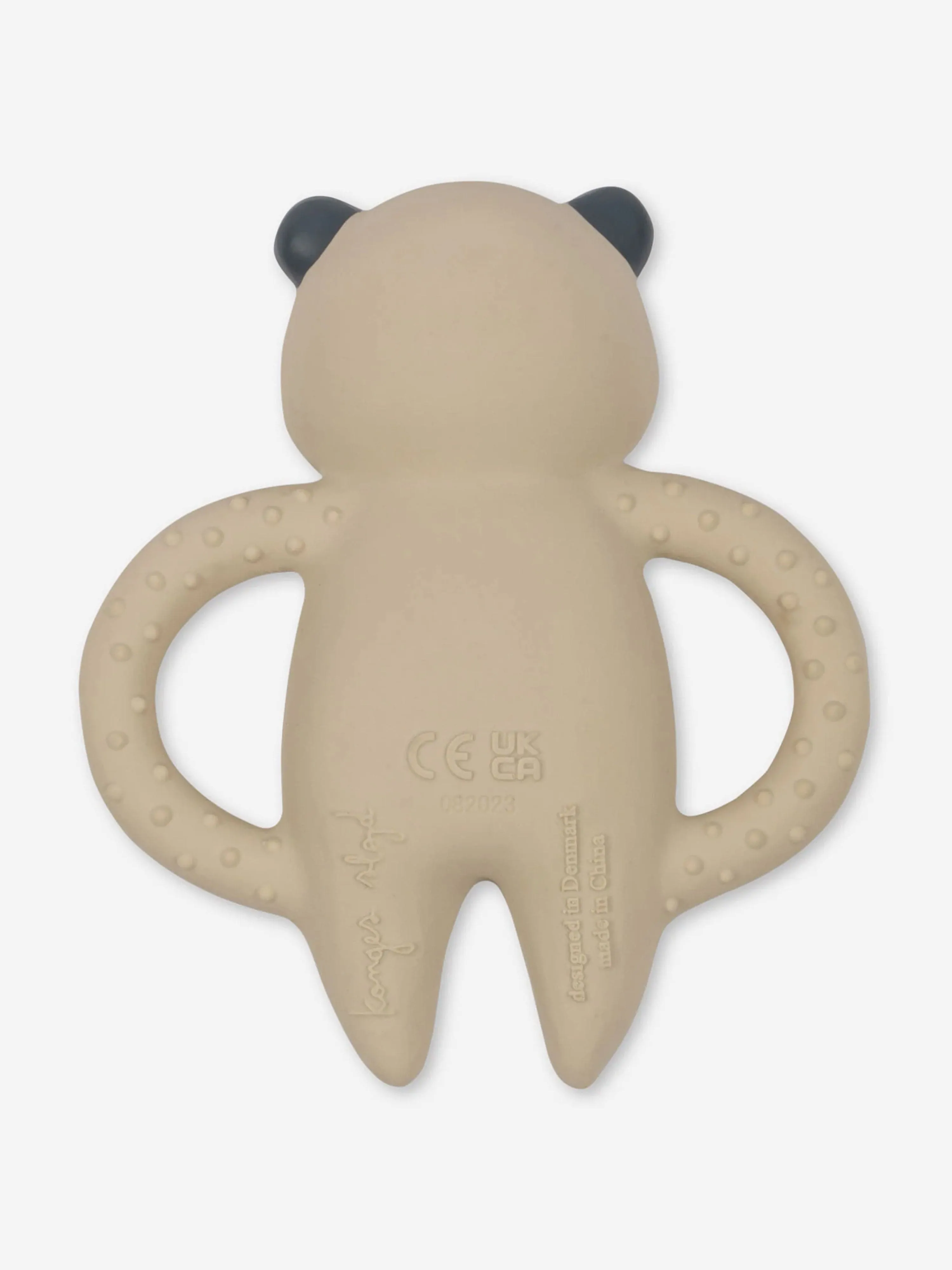 Konges Sløjd Baby Panda Teeth Soother in Beige (11.7cm)