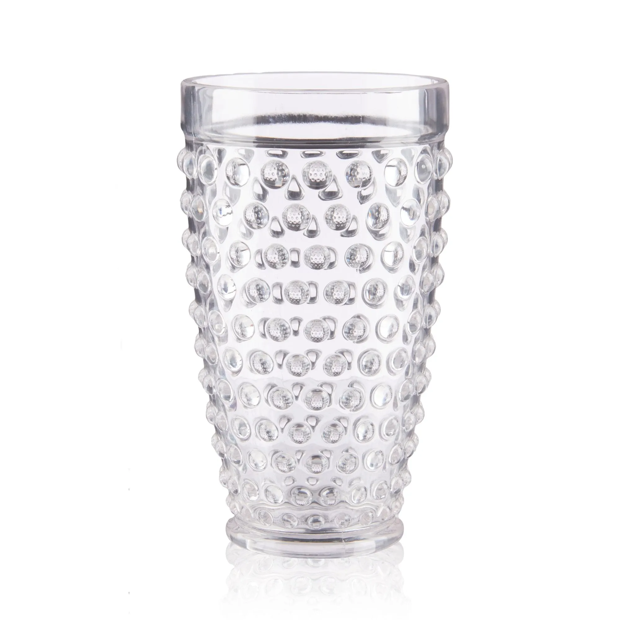 Pier 1 Emma Clear Acrylic 18 oz Drinking Glasses, Set of 4