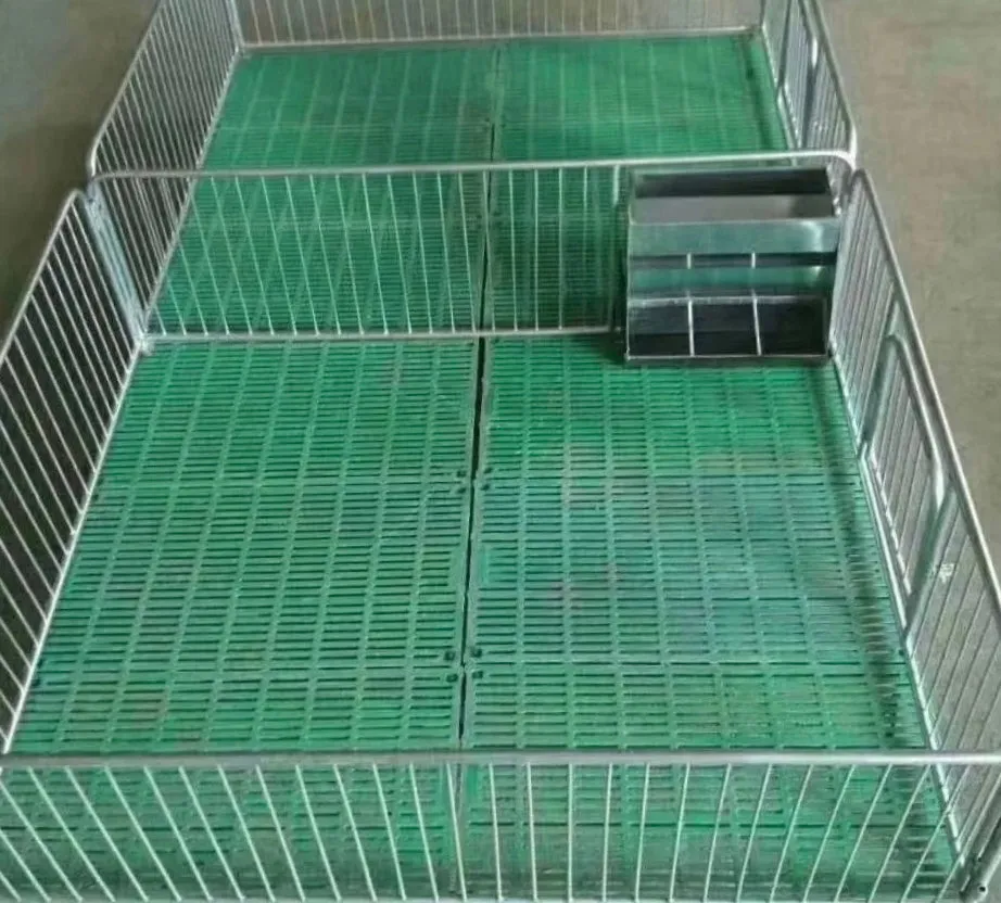 Pup Dog Piglet Lamb Livestock etc multi purpose Nursery Weaning Exercise Yard off ground portable SS with heavy duty Matting