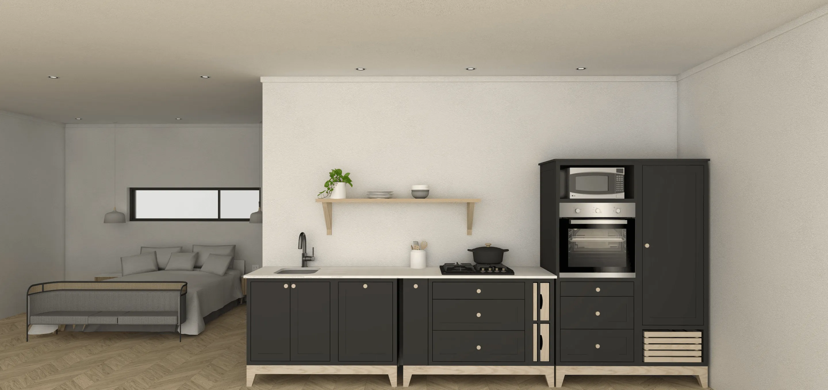 Scandi Kitchenette