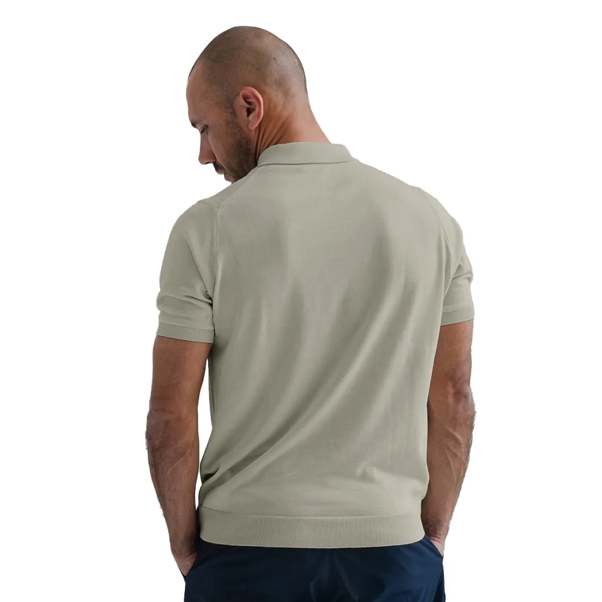 SILENCIOSA Light Polo - Khaki