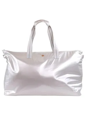 Simply Southern Metallic White Duffle