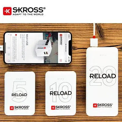 SKROSS Reload 10 Power Bank - 10,000 mAh