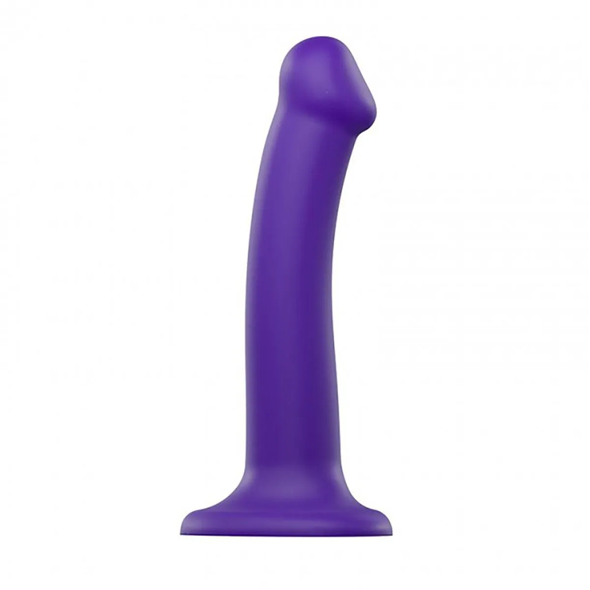 Strap-on-Me Bendable Dual Density Dildo - Purple  Medium