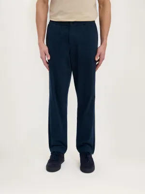 The Easy Trouser || Navy | Organic Cotton