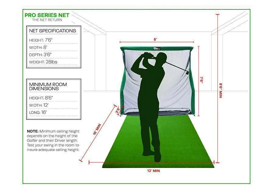 The Net Return Pro Series V2 Golf Net