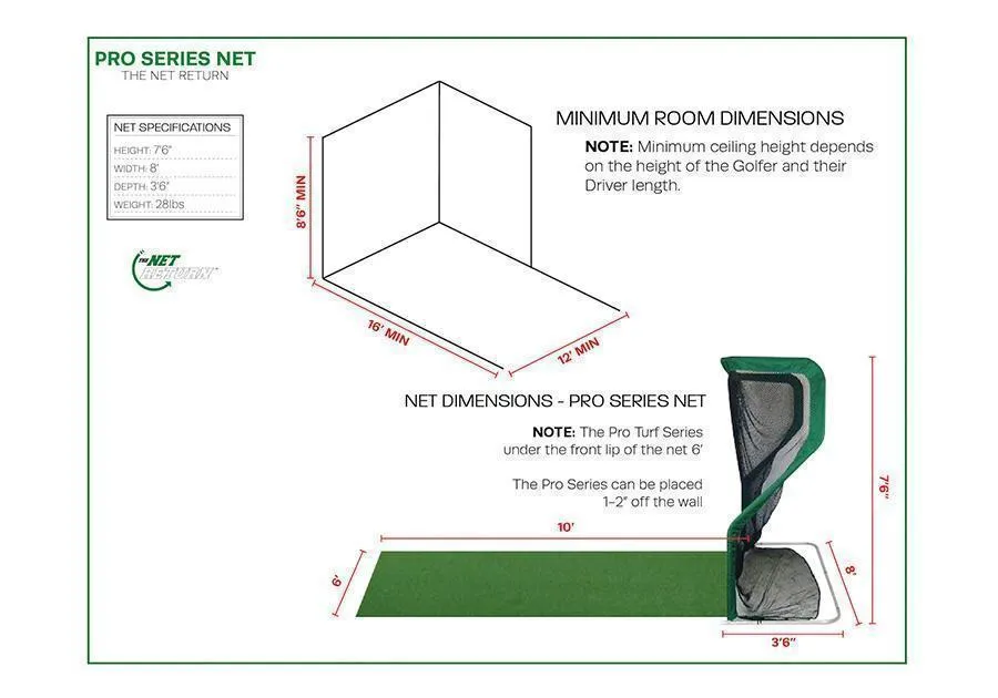 The Net Return Pro Series V2 Golf Net