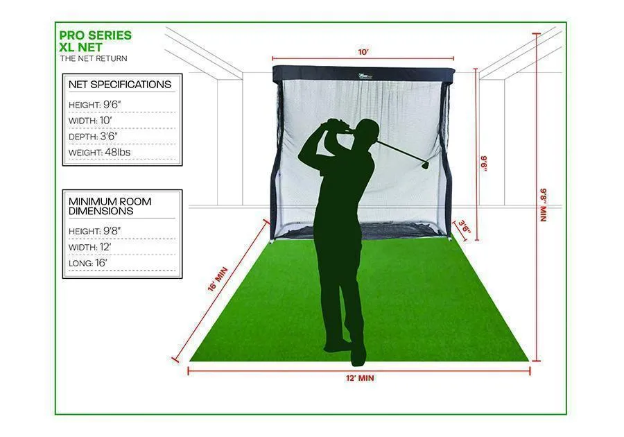 The Net Return Pro Series XL Golf & Multi-Sport Net