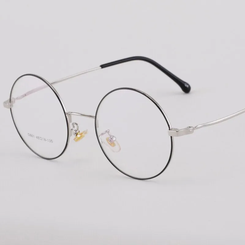 Unisex Round Alloy Full Rim Eyeglasses Scd86