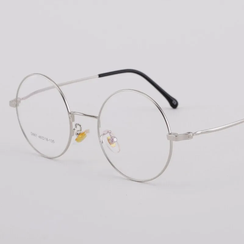 Unisex Round Alloy Full Rim Eyeglasses Scd86