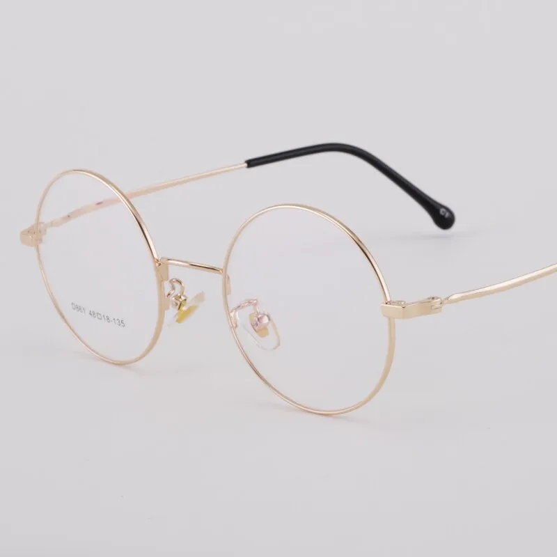 Unisex Round Alloy Full Rim Eyeglasses Scd86