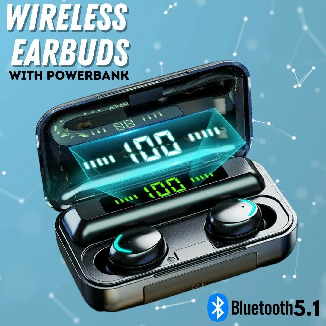 Universal Wireless Bluetooth Earbuds For Apple iPhone Samsung and Android Devices