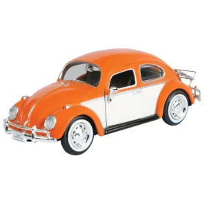 Volkswagen Collection - 1:24 Scale 1966 Volkswagen Classic Beetle W/Rear Luggage Rack