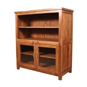 Wide teak wood cabinet