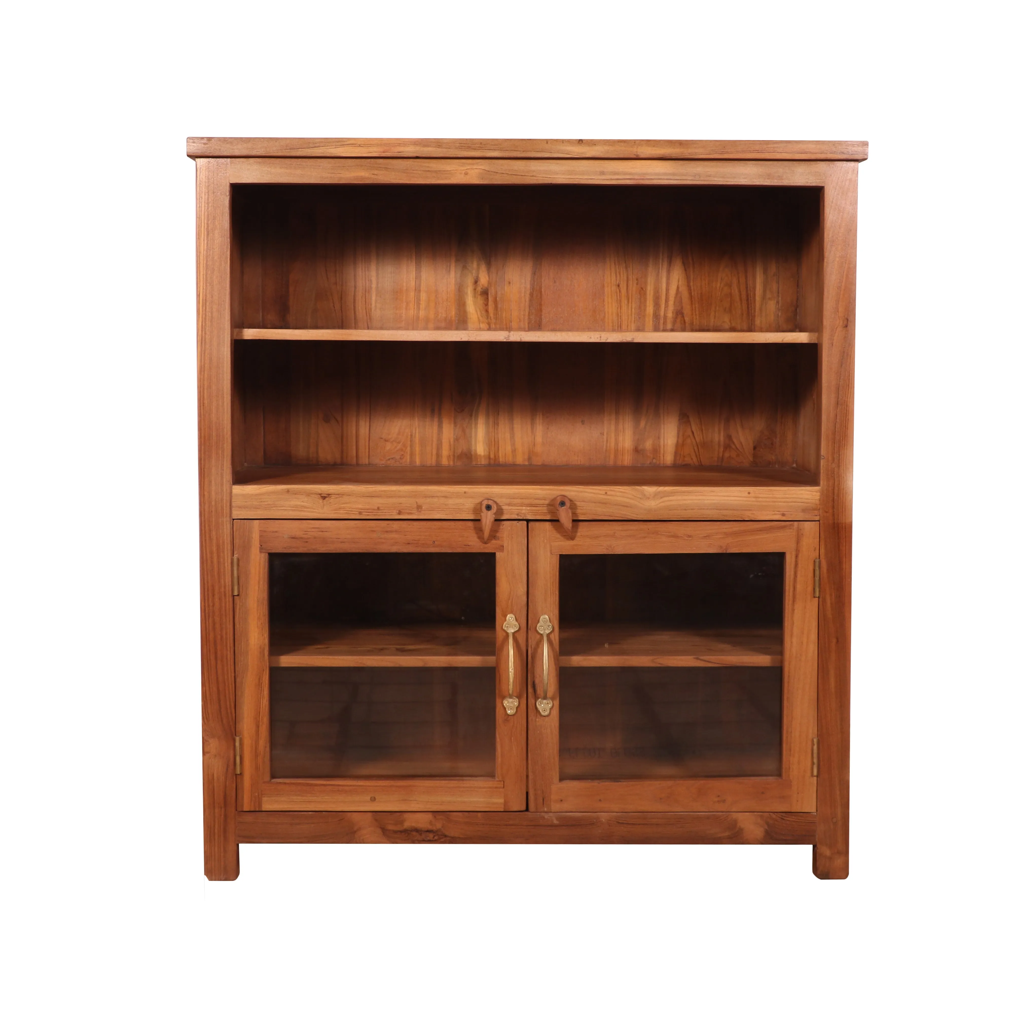 Wide teak wood cabinet