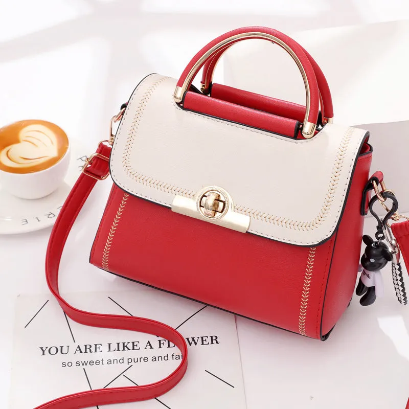 Women's bag small square bag new sweet and cute trendy style student shoulder crossbody bag