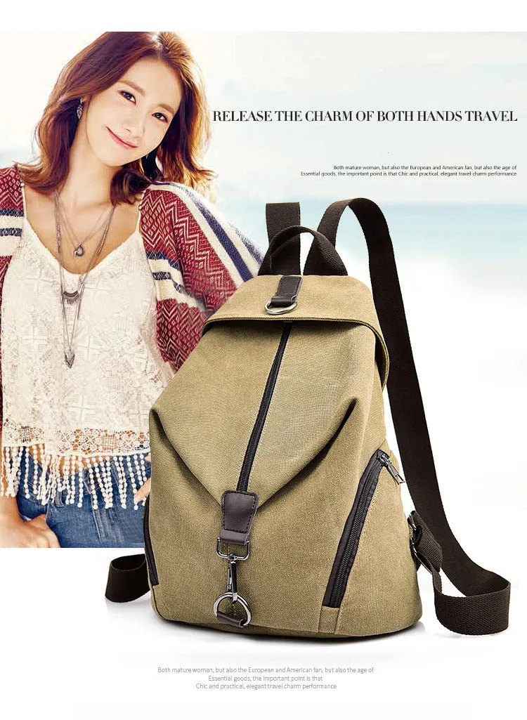 Women's outdoor casual Swagger bag polyamide and nylon backpack