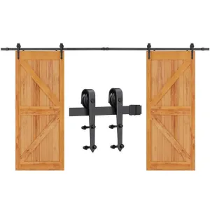 Yaheetech 12Ft Heavy Duty Sliding Barn Door Hardware